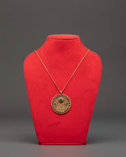 Unique handcrafted gemstone locket