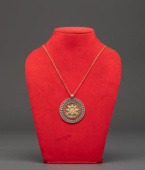 Traditional handcrafted silver pendant