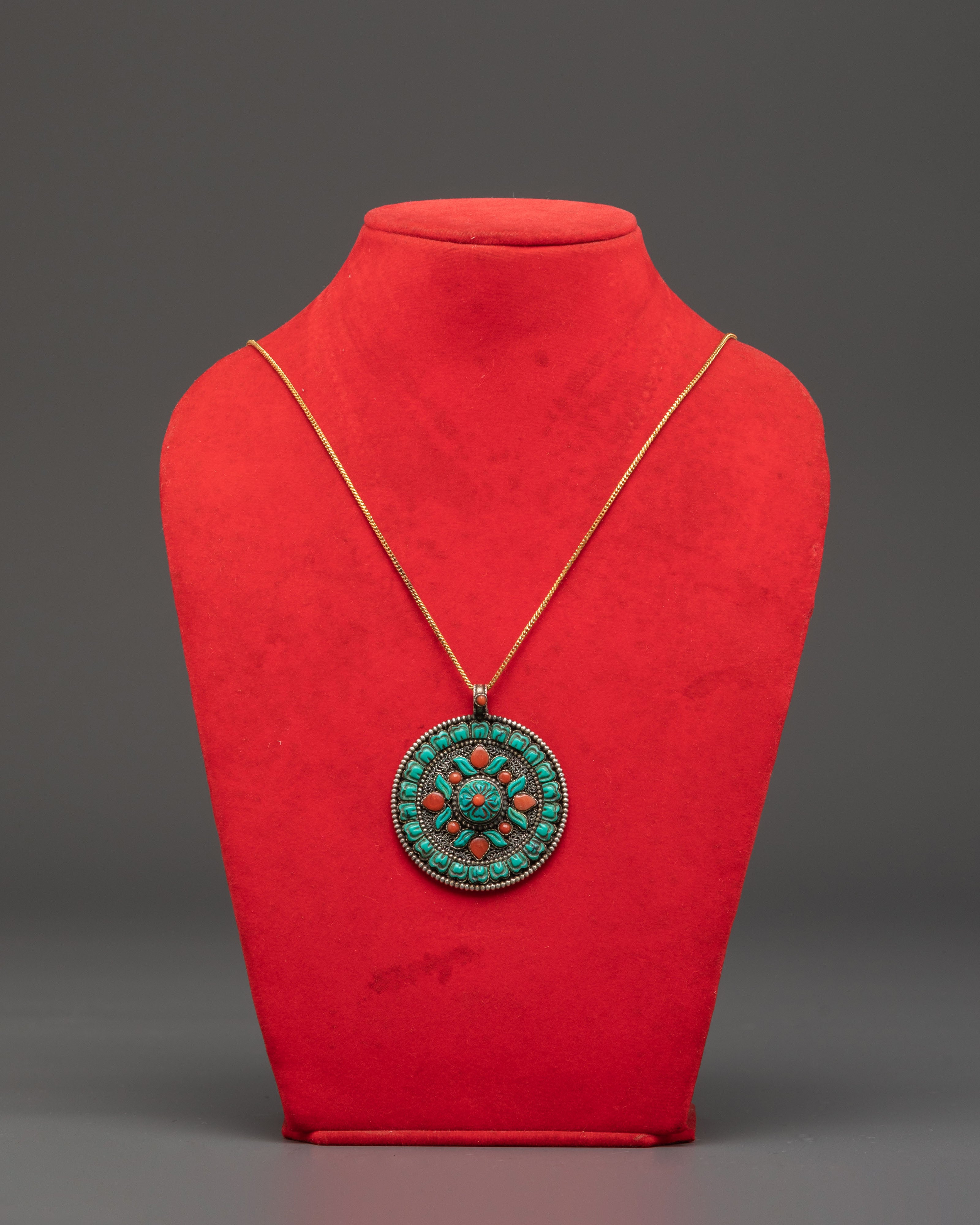 Tibetan Buddhist Pendant | Spiritual Jewelry
