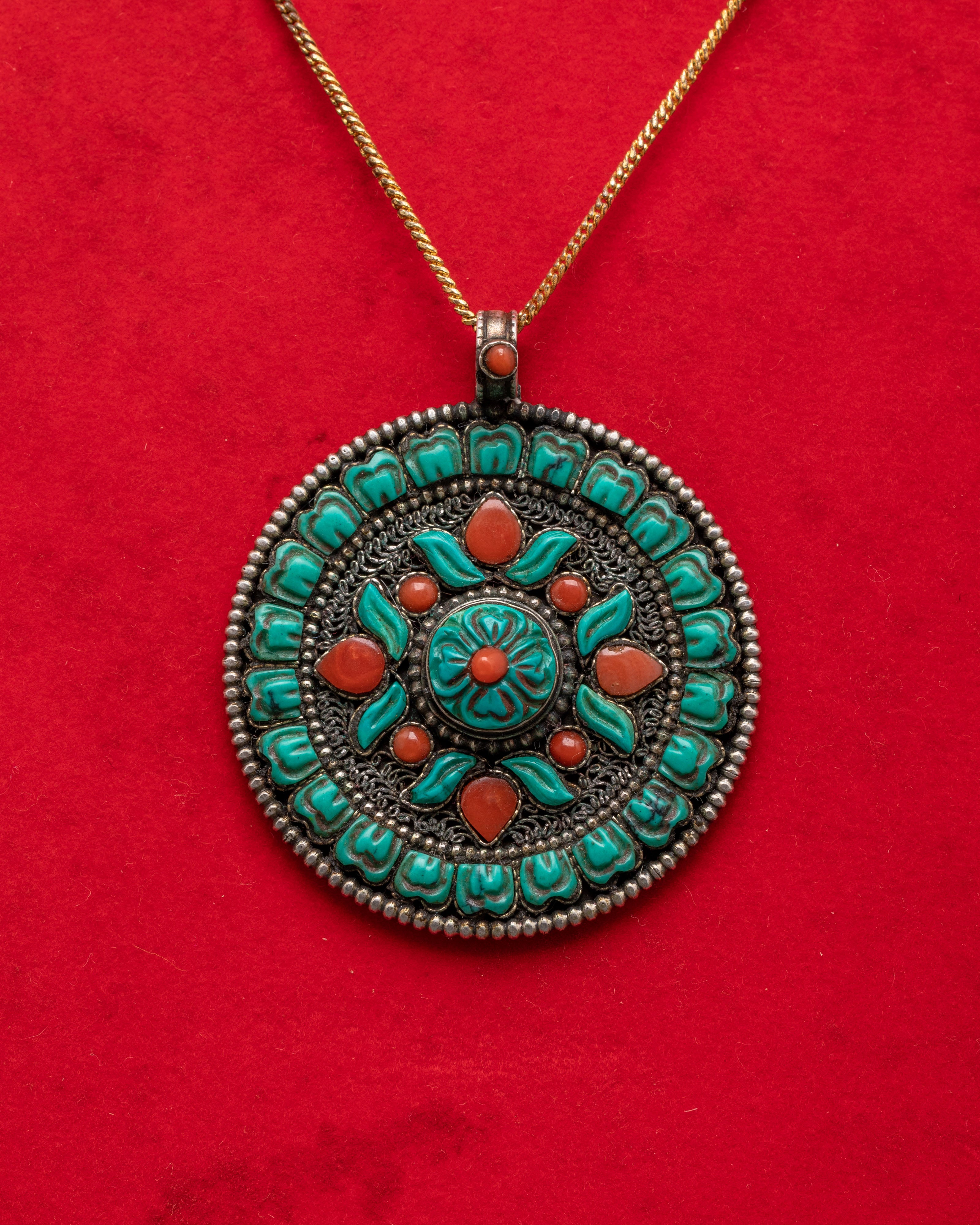 Tibetan Buddhist Pendant | Spiritual Jewelry