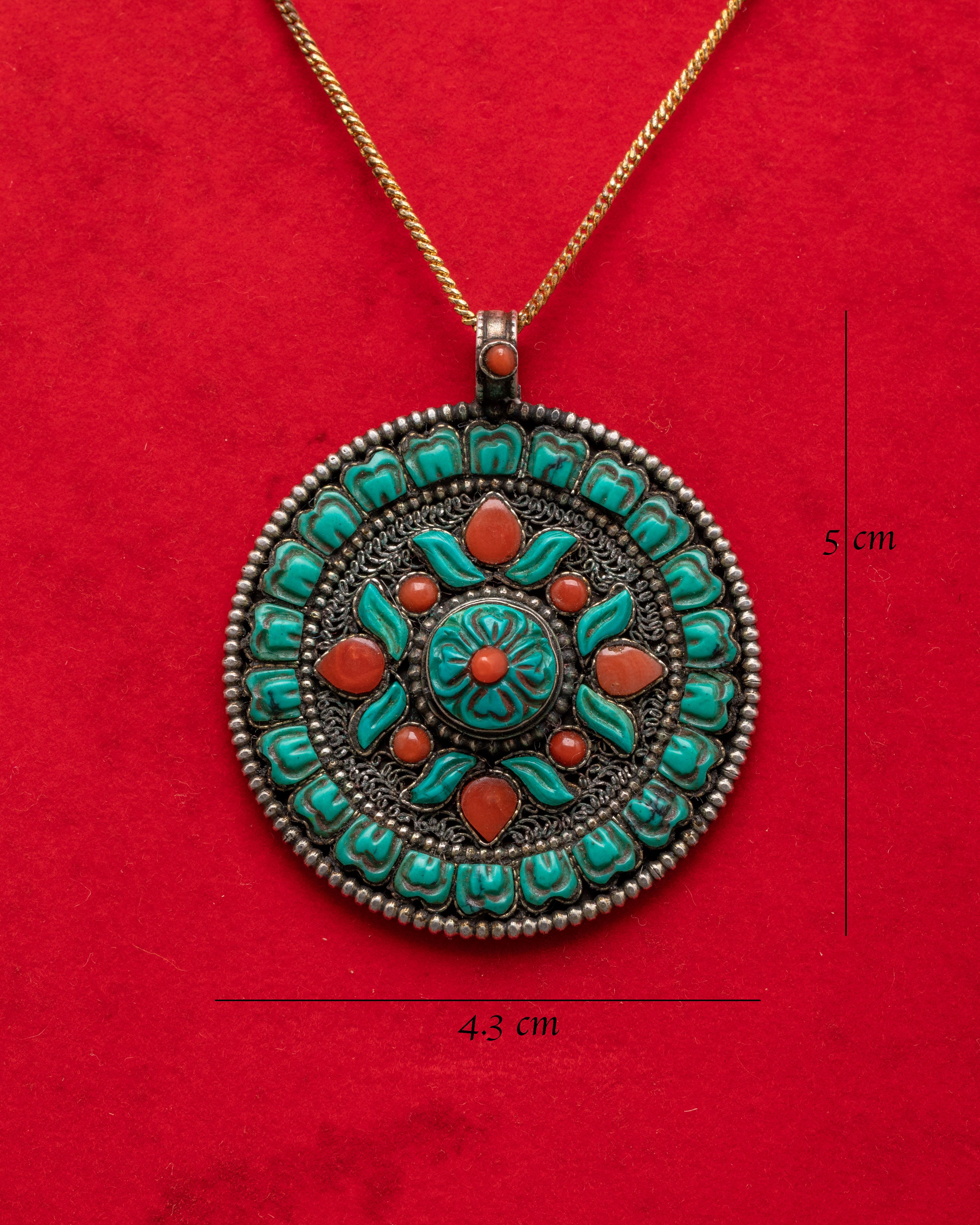 Tibetan Buddhist Pendant | Spiritual Jewelry