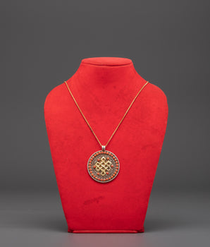 Endless Knot Silver Pendant | A Symbolic Spiritual Accessory