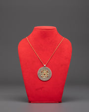 Bishwo Vajra Locket | Handcrafted Tibetan Buddhist Jewelry