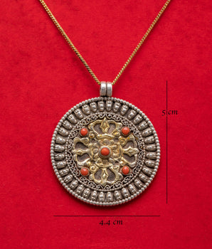 Bishwo Vajra Locket | Handcrafted Tibetan Buddhist Jewelry