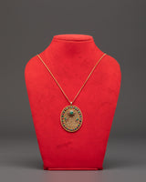 Panna Stone Locket for Accessory