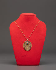 Panna Stone Locket for Accessory