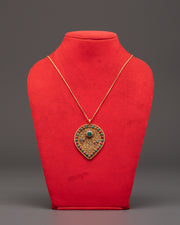 Panna Stone Locket for Accessories