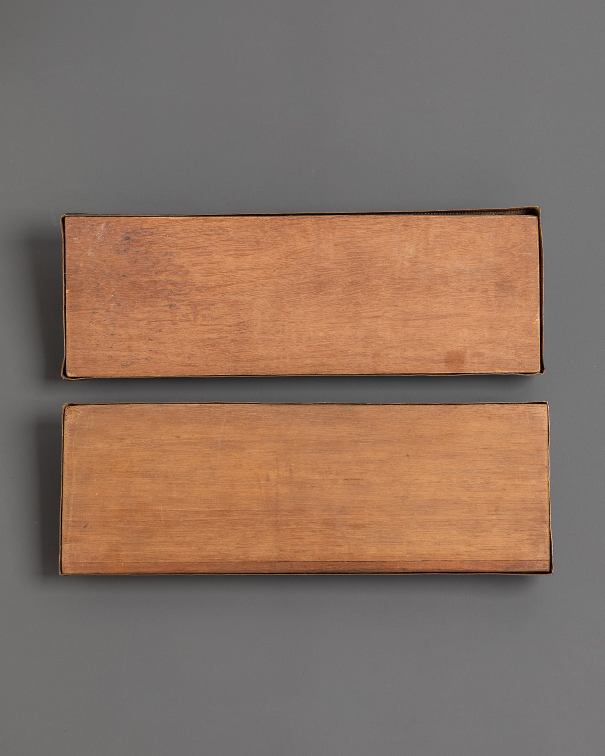 Handcrafted Tibetan Scripture Book Cover | Copper and Wood Buddhist Manuscript Protection