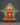 Spiritual Altar Throne with Tibetan Script | Handcrafted Buddhist Wooden Shrine