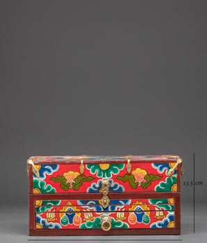 Handmade Traditional Himalayan Altar Box | Tibetan Ritual Shrine