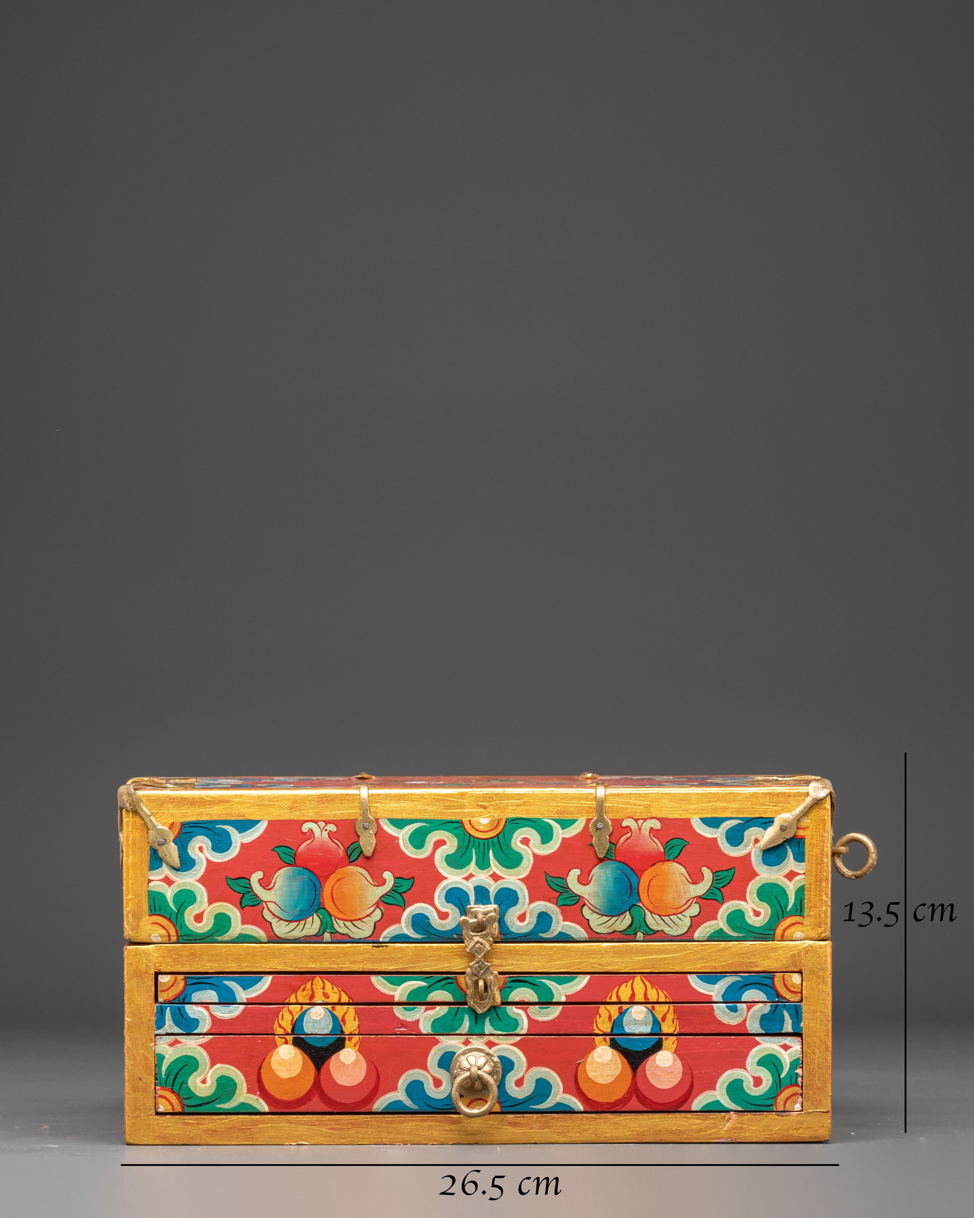 Sacred Tibetan Traveling Altar Box | Buddhist Ritual Box