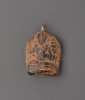 Tibetan Manjushri Locket | Spiritual Pendant for Mindfulness and Energy