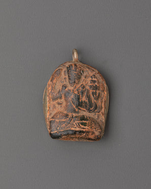 Tibetan Manjushri Locket | Spiritual Pendant for Mindfulness and Energy