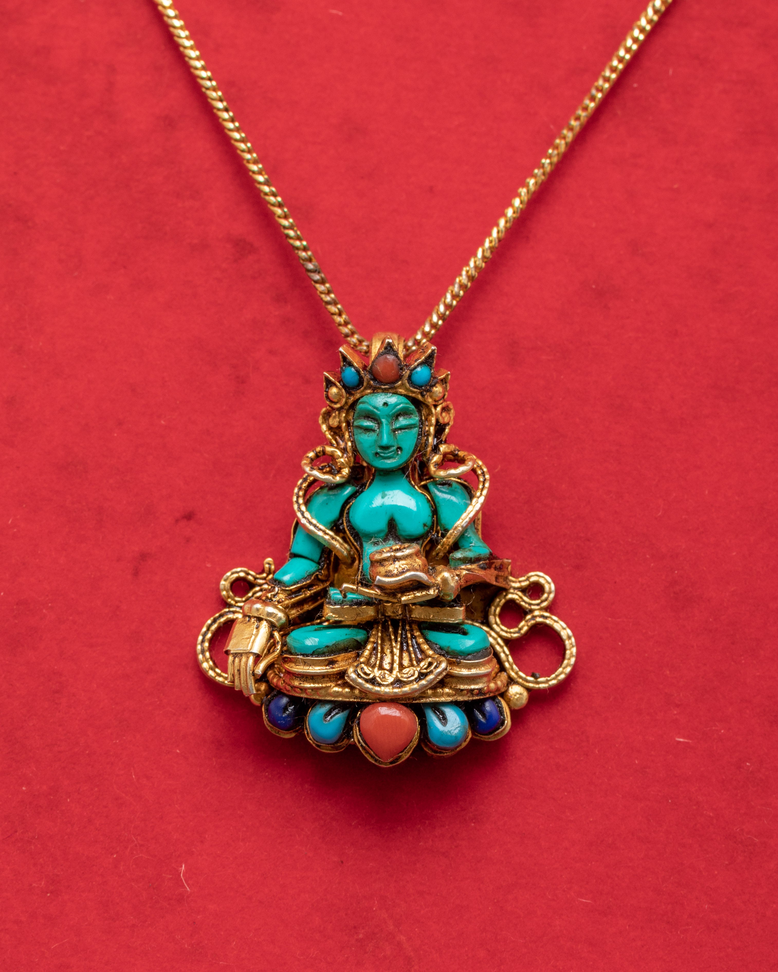 Crown Shakyamuni Buddha Locket | Perfect Gift for Mindfulness