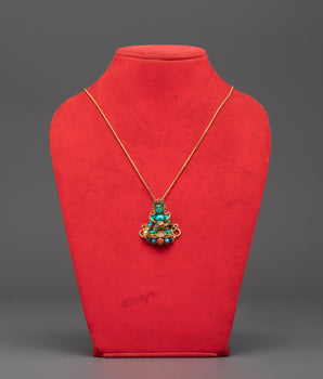 Crown Shakyamuni Buddha Locket | Perfect Gift for Mindfulness