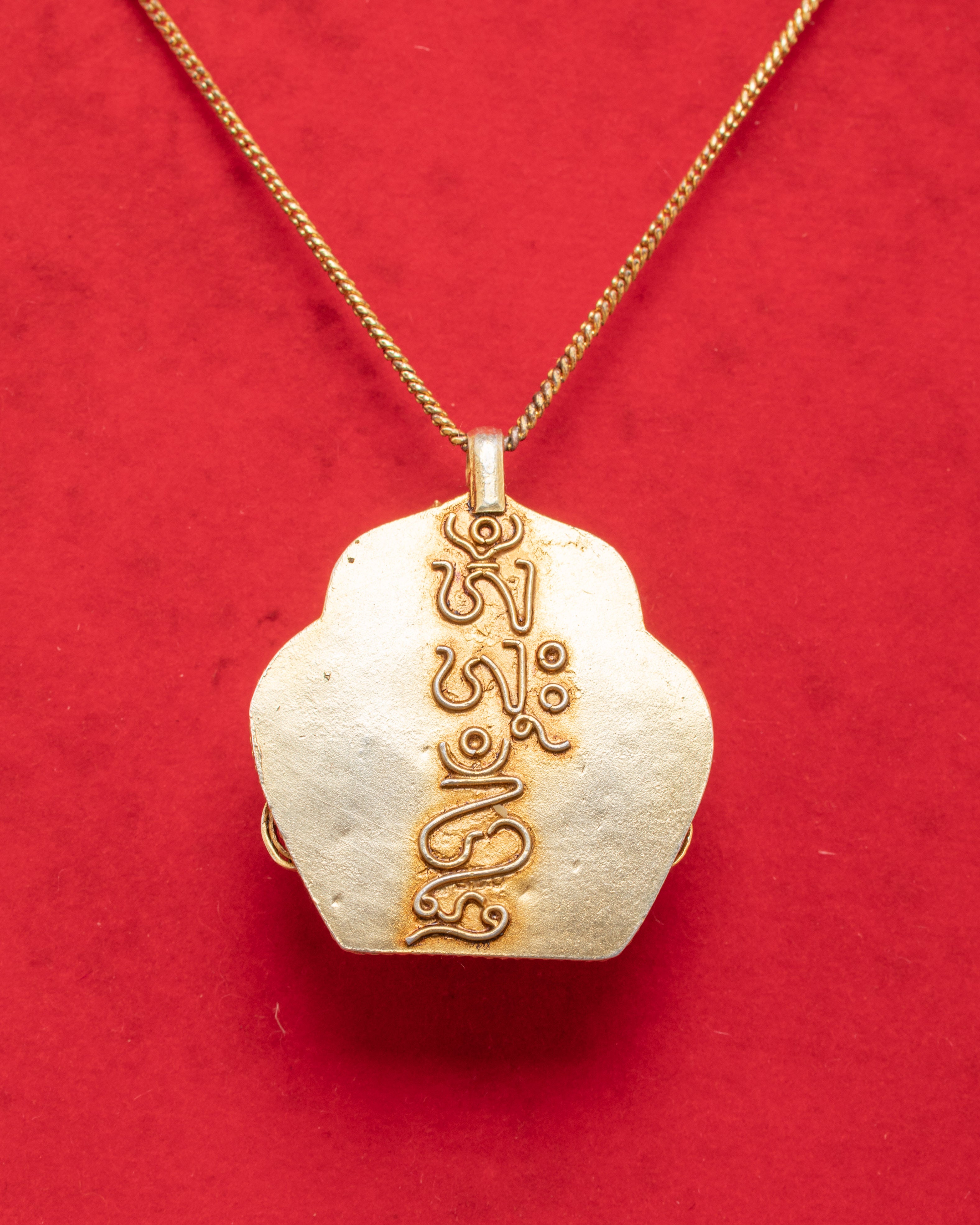 Amitayus Buddha Locket | Handcrafted Pendant for Spiritual Protection