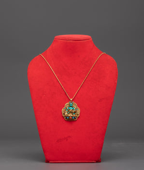 Tibetan Turquoise Buddha Locket