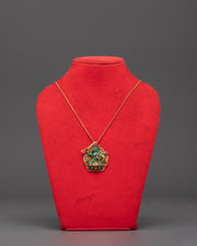 Handmade Tibetan Manjushri Amulet Locket