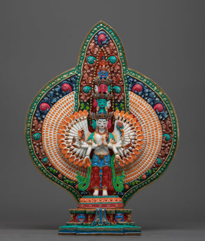 1000-armed-chenrezig-colorful statue