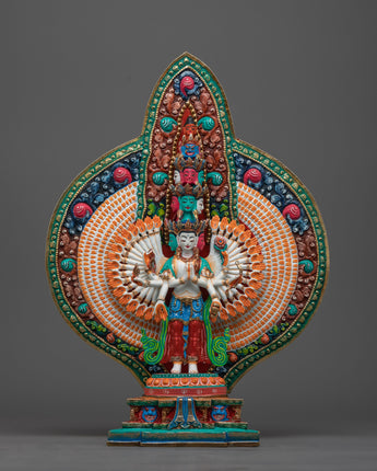 1000-armed-chenrezig-colorful statue