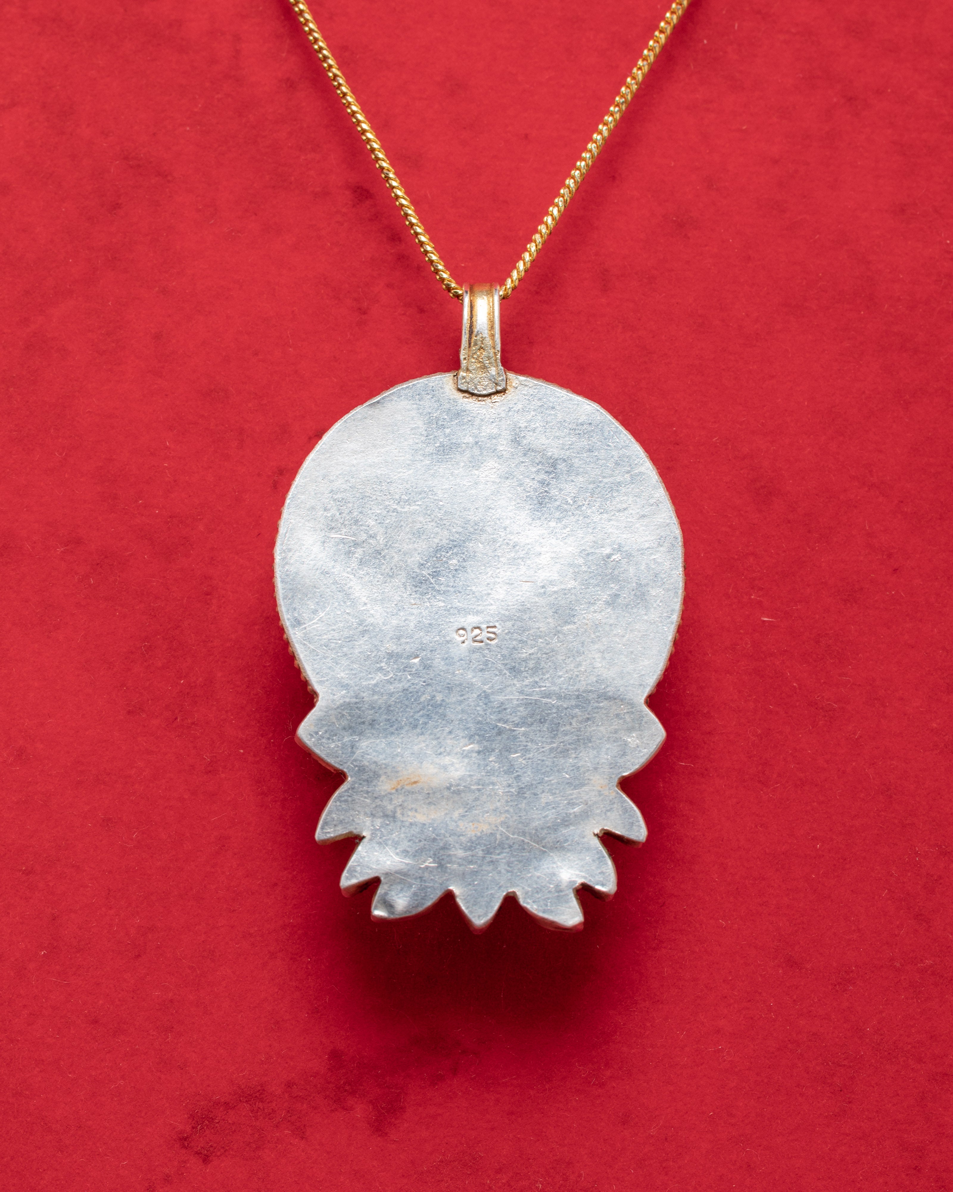 Handcrafted Green Tara Locket Pendent | Buddhist Jewelry