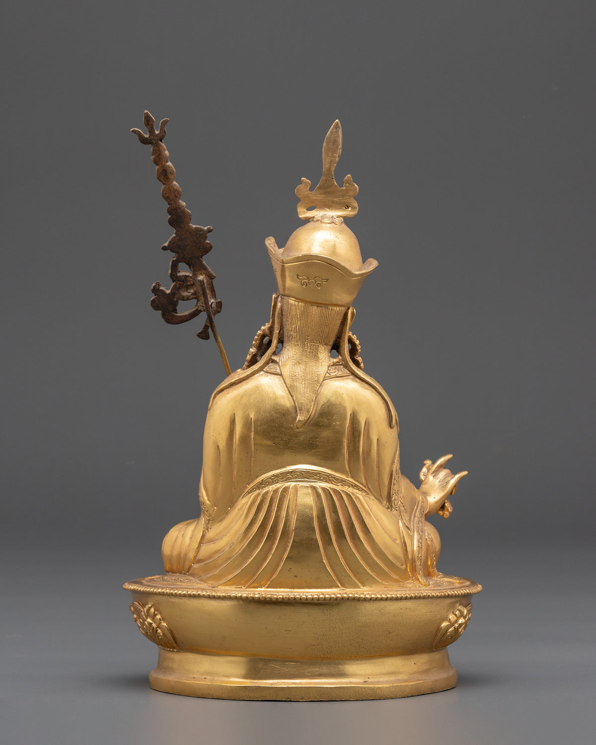 Altar Buddhist Guru Rinpoche Statue | Traditional Himalayan Artwork