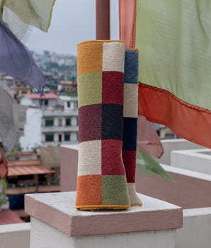 Handwoven Meditation Seat Mat | Tibetan Wool Mat