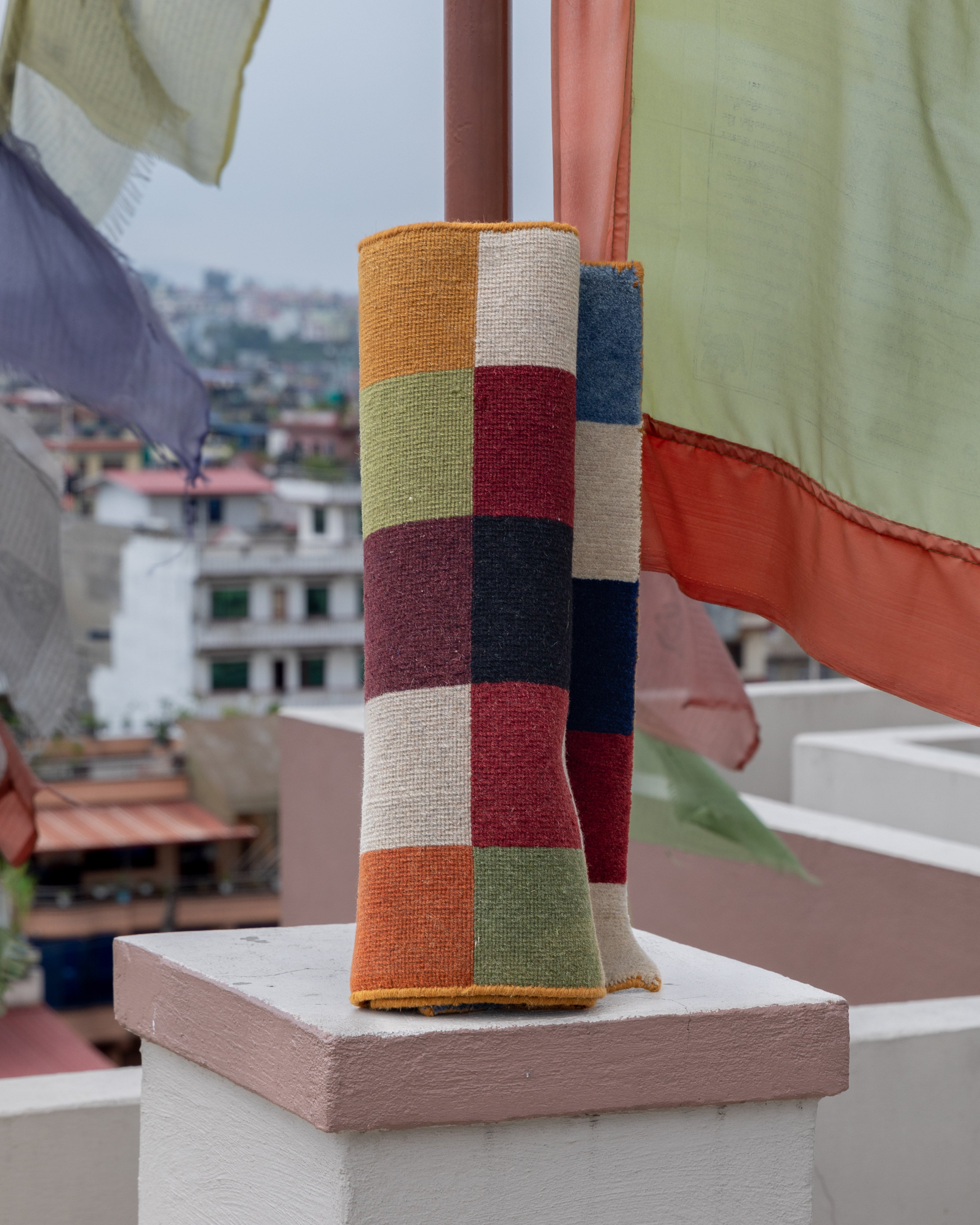 Handwoven Meditation Seat Mat | Tibetan Wool Mat