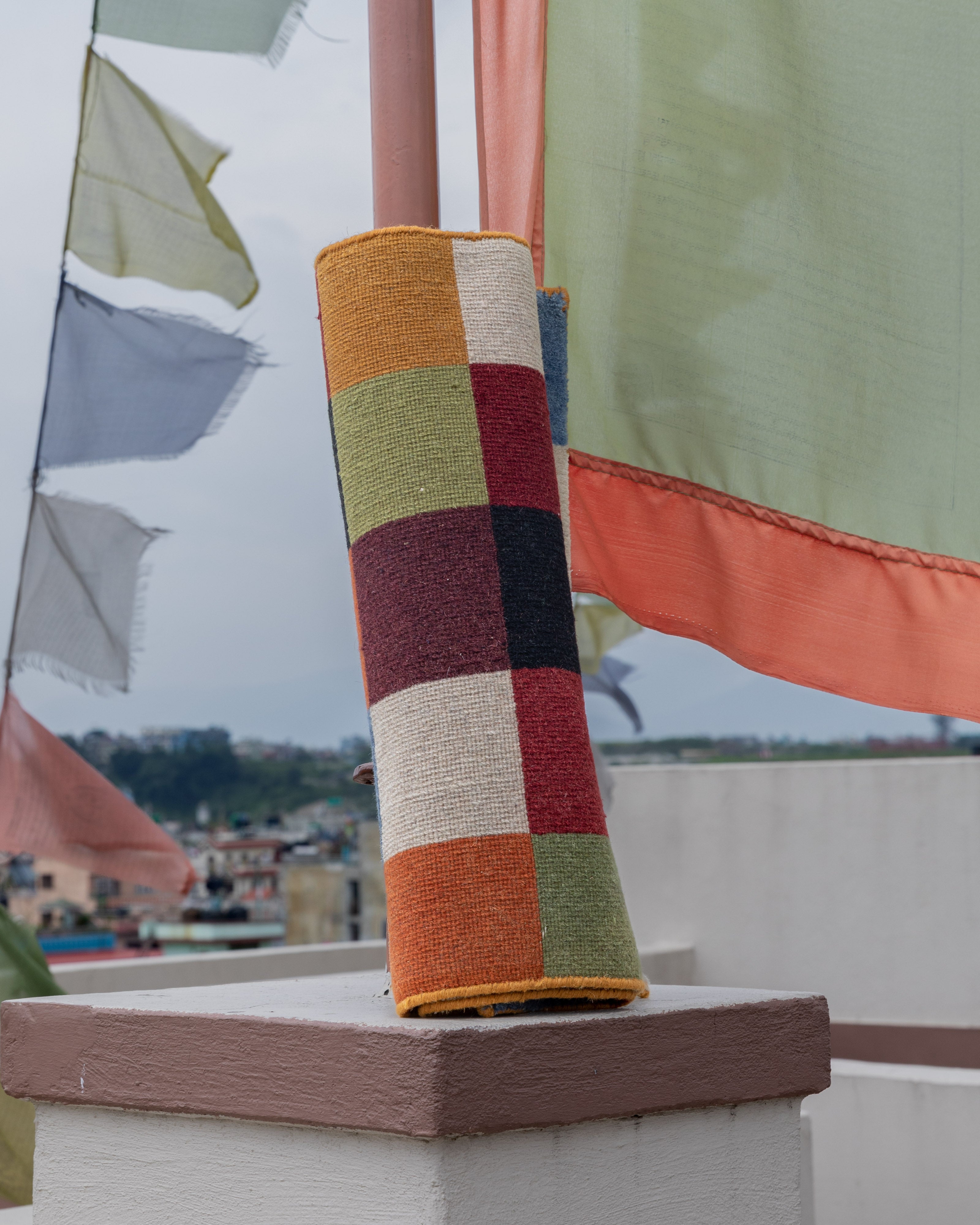 Handwoven Meditation Seat Mat | Tibetan Wool Mat