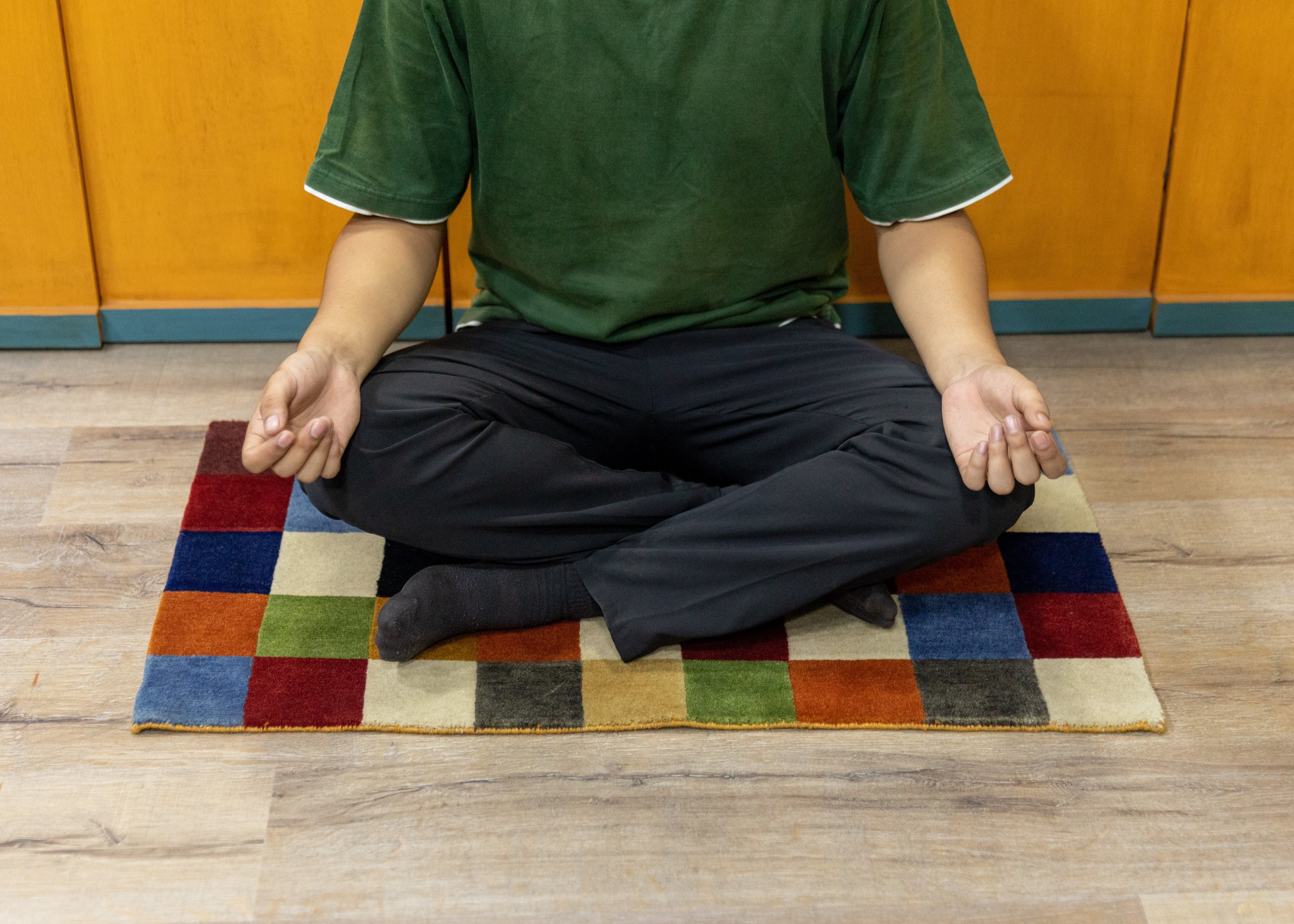Handwoven Meditation Seat Mat | Tibetan Wool Mat