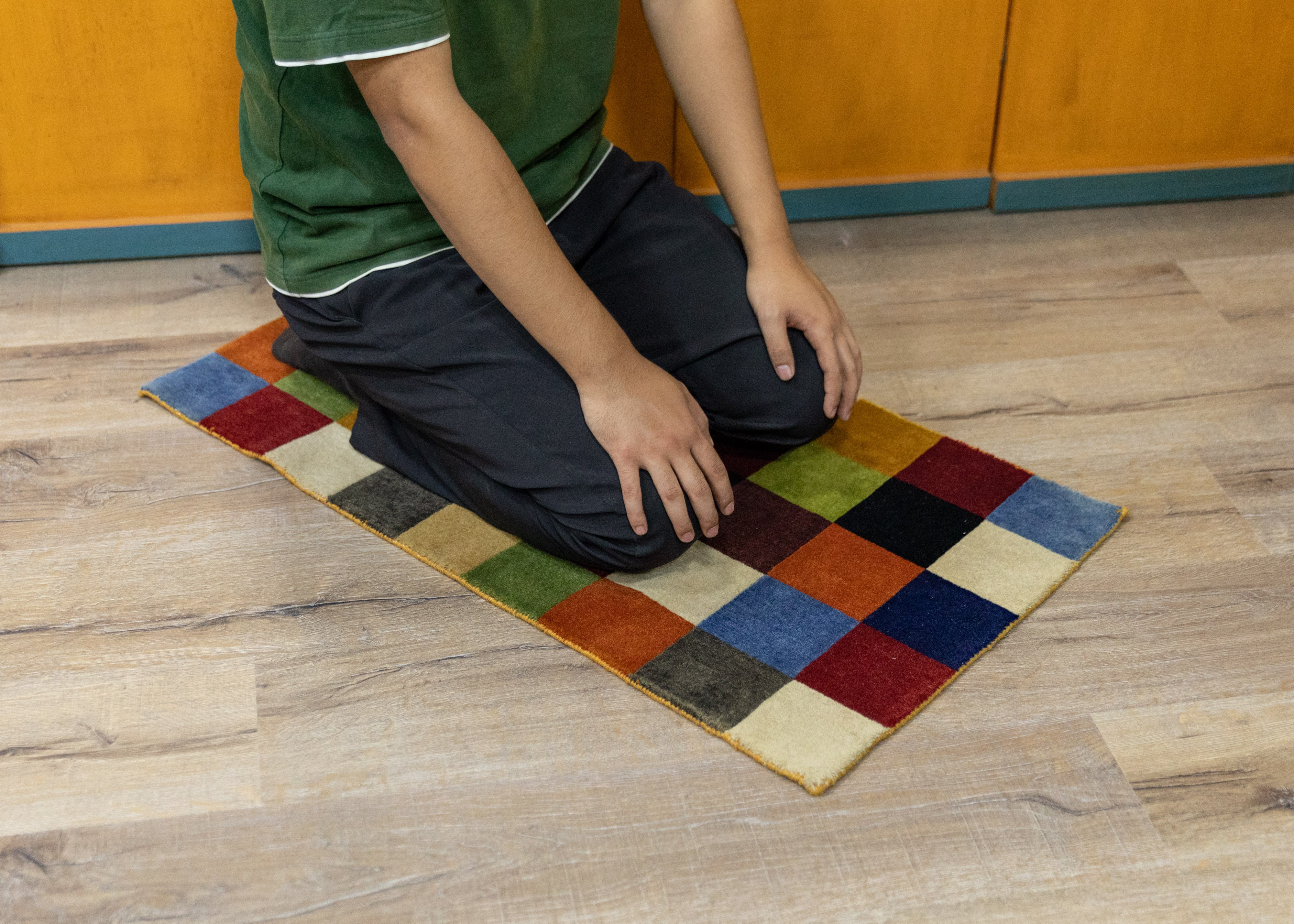 Handwoven Meditation Seat Mat | Tibetan Wool Mat