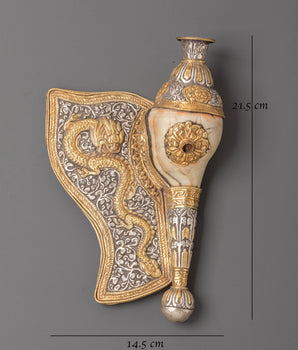 Handmade Buddhist Ritual Conch | Symbol of Protection and Power