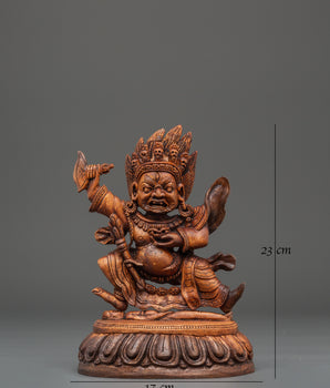Mahakala Bernakchen Enlightened Protector Statue | Wrathful Deity Mahakala Artwork