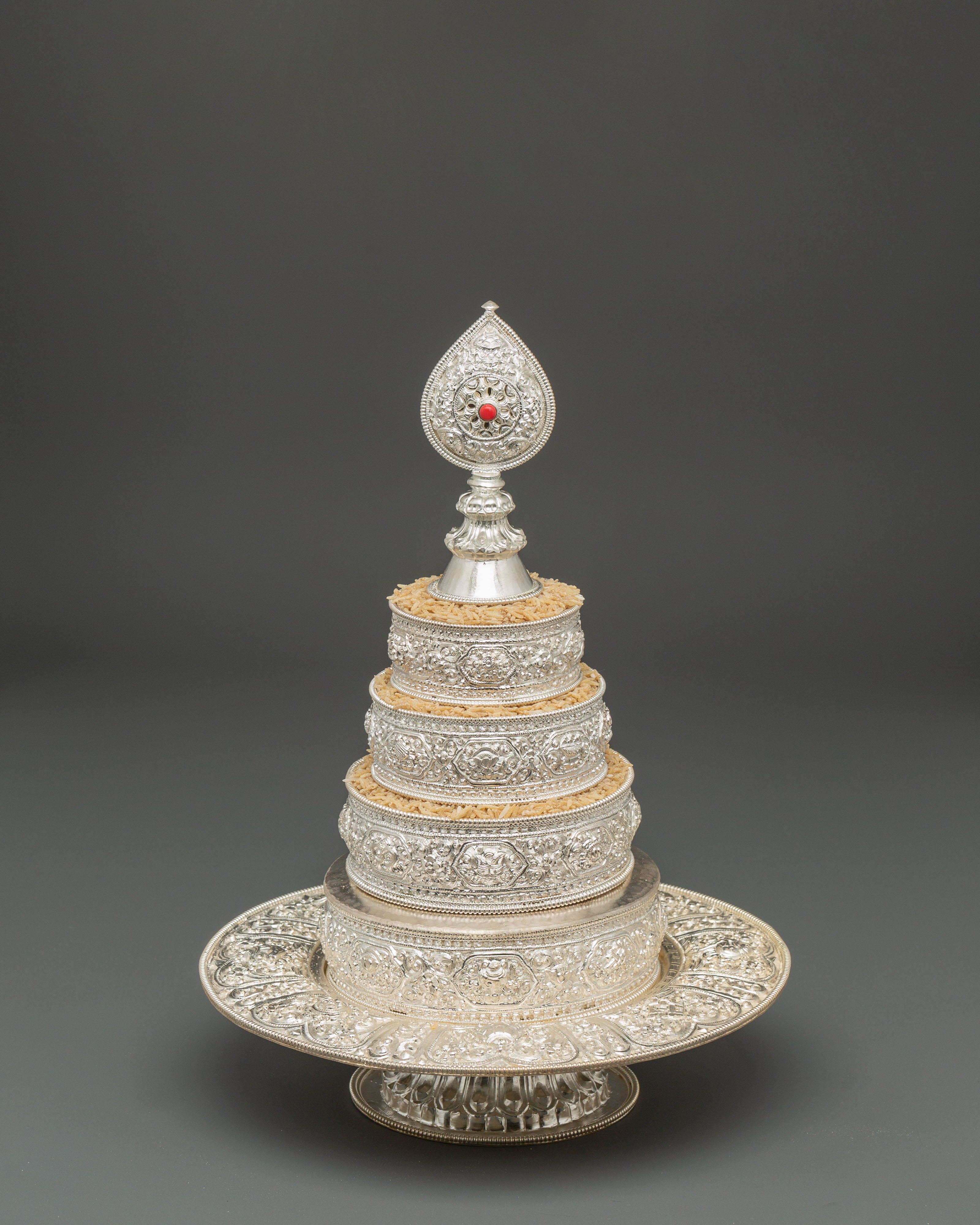 Mandala Set for Buddhist Ceremonies | Altar Decor & Spiritual Meditation Tool