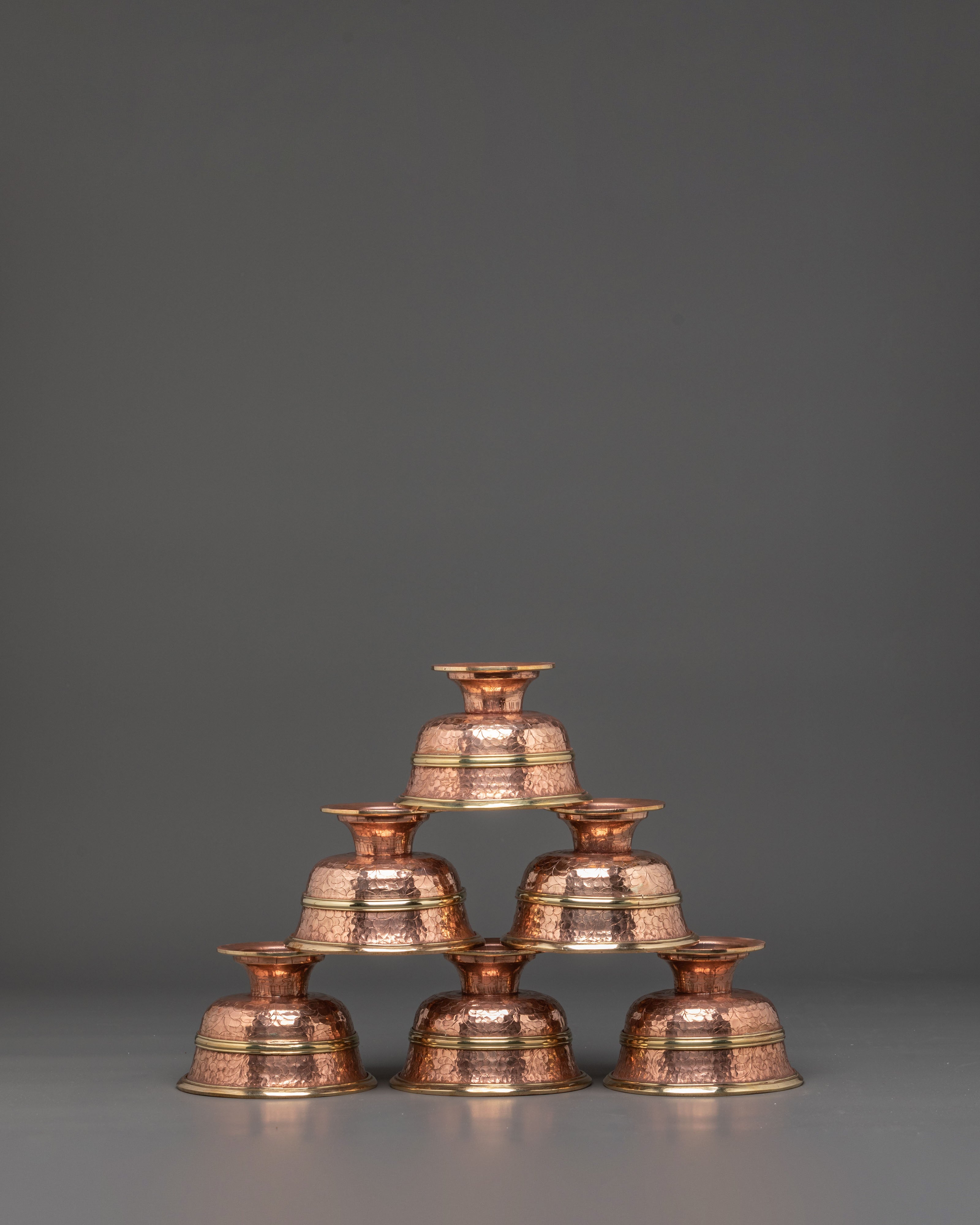 Offering Bowl Set for Buddhist Ritual | Spiritual Meditation & Puja Ceremony