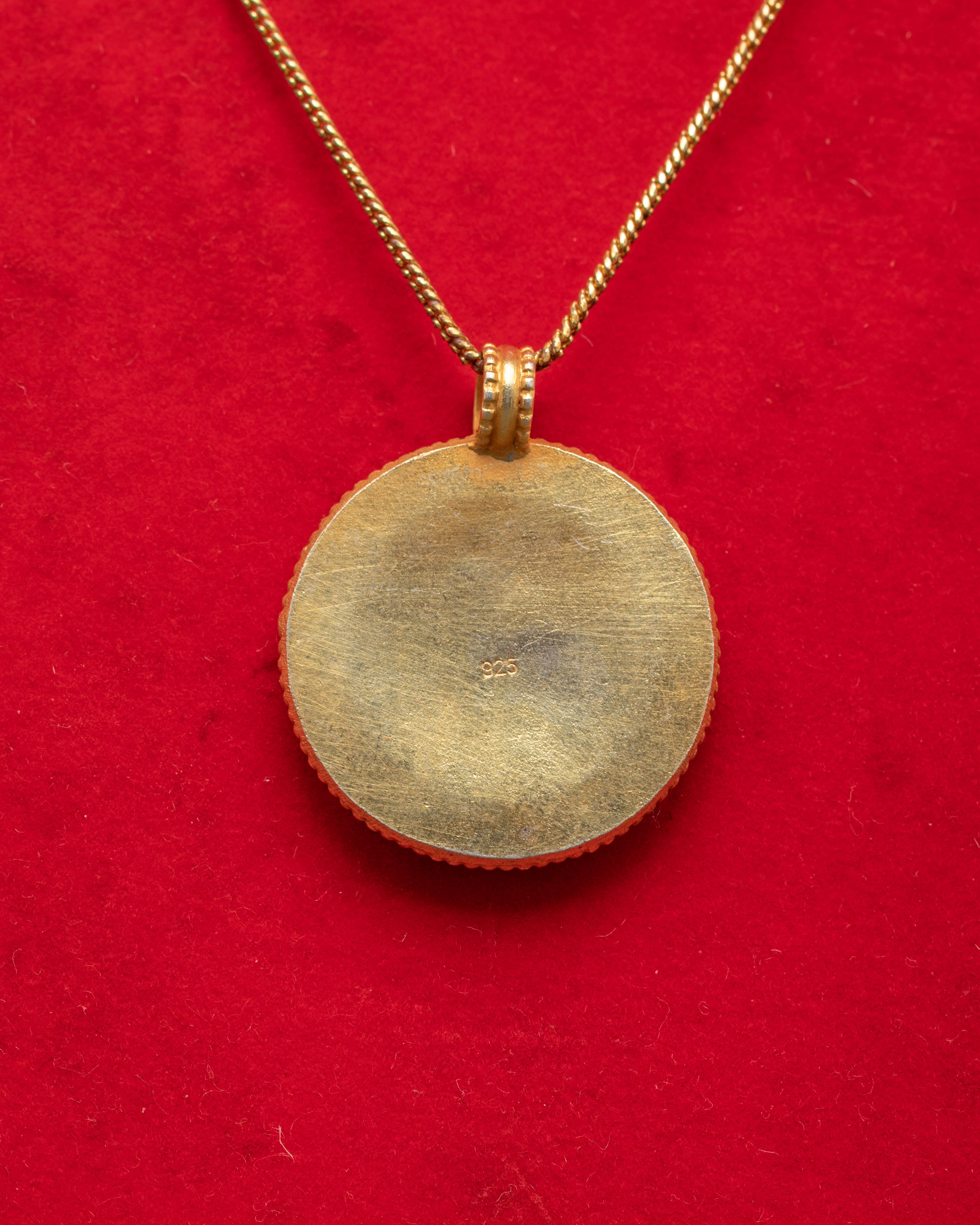 Silver Conch Locket | Buddhist Jewelry Pendant