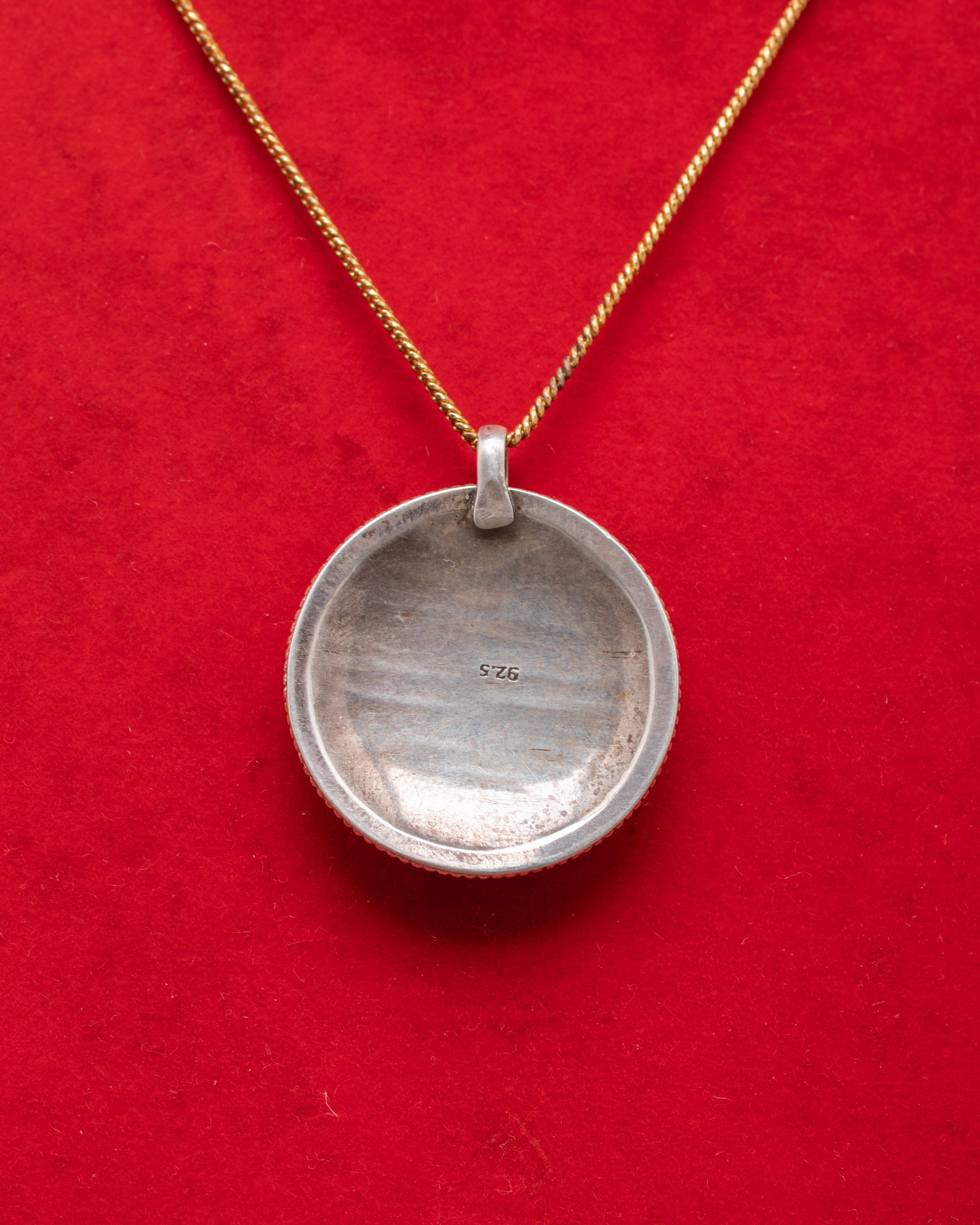 Silver Vishwo Vajra Locket | Union of Wisdom and Compassion