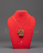 Ganesha Statue Locket