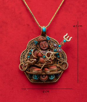 Spiritual Guru Rinpoche Amulet Locket | Padmasambhava Buddhist Protection Pendant