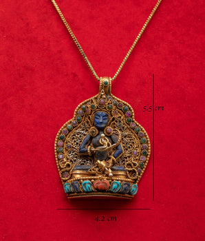 Sacred Vajrasattva Purification Pendant | Spiritual Jewelry for Protection