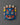 Handcrafted Tibetan Deity Wall Mask | Buddhist Blue Wrathful Guardian Art