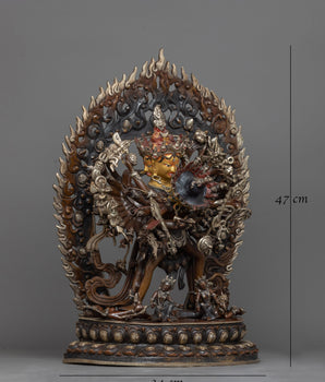 Kala Chakra Statue | Symbolizing Timeless Wisdom and Spiritual Harmony