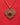 Gold Plated Leaf Locket | Locket with Ruby and Panna Stones