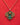 Gold Plated Flower Locket with Coral & Turquoise Stones