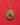 Silver Gold Plated Locket | Panna Stone Locket