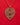 Silver Locket with Coral | Turquoise and Ruby