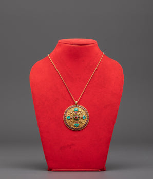 Silver Locket with Pearl