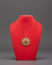 Silver Locket with Pearl