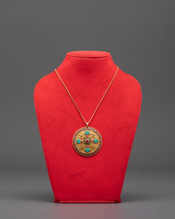 Silver Locket with Pearl