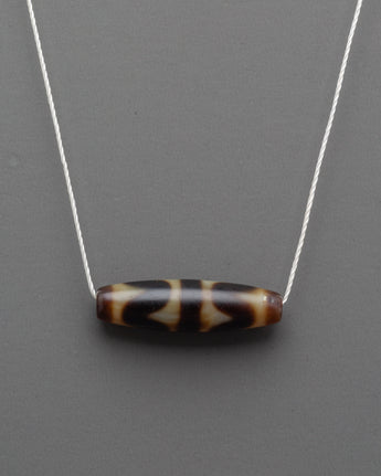 Himalayan Tibetan Dzi Bead Amulet Pendent